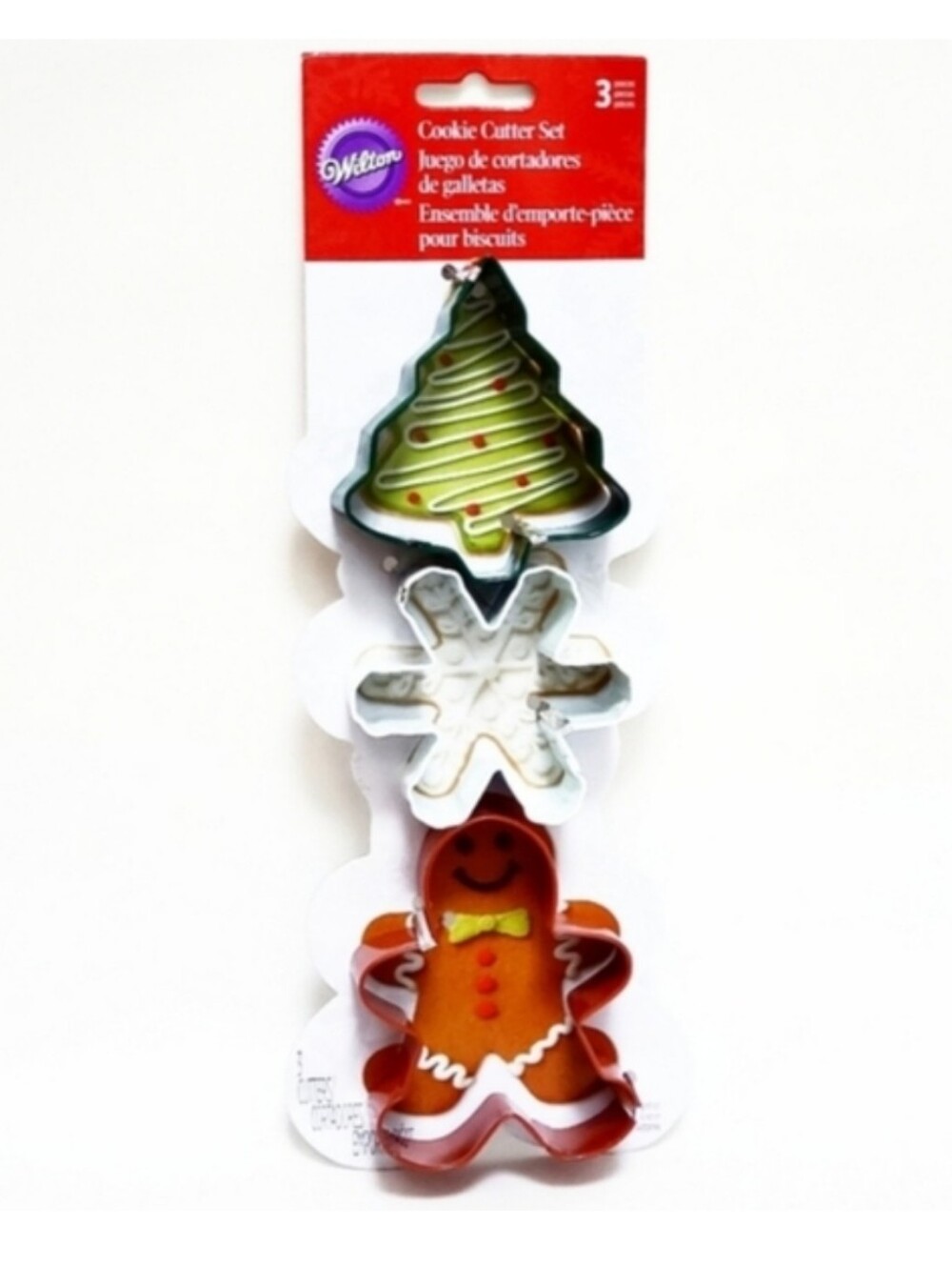 Cookie Cutters for the Christmas Holiday By Wilton, 3 Piece Set